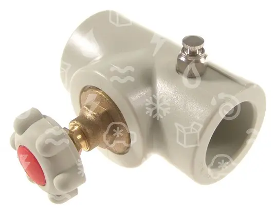 ventil přímý PPR s výpustí d = 40 mm
